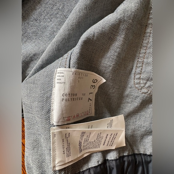 Sacai Denim Shirt with Drawstring Detail - Picture 6 of 7